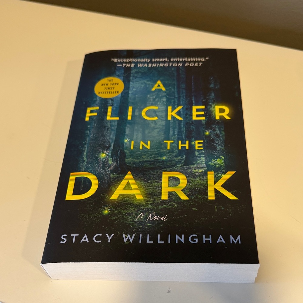 A Flicker in the Dark - Black/Yellow Paperback Novel